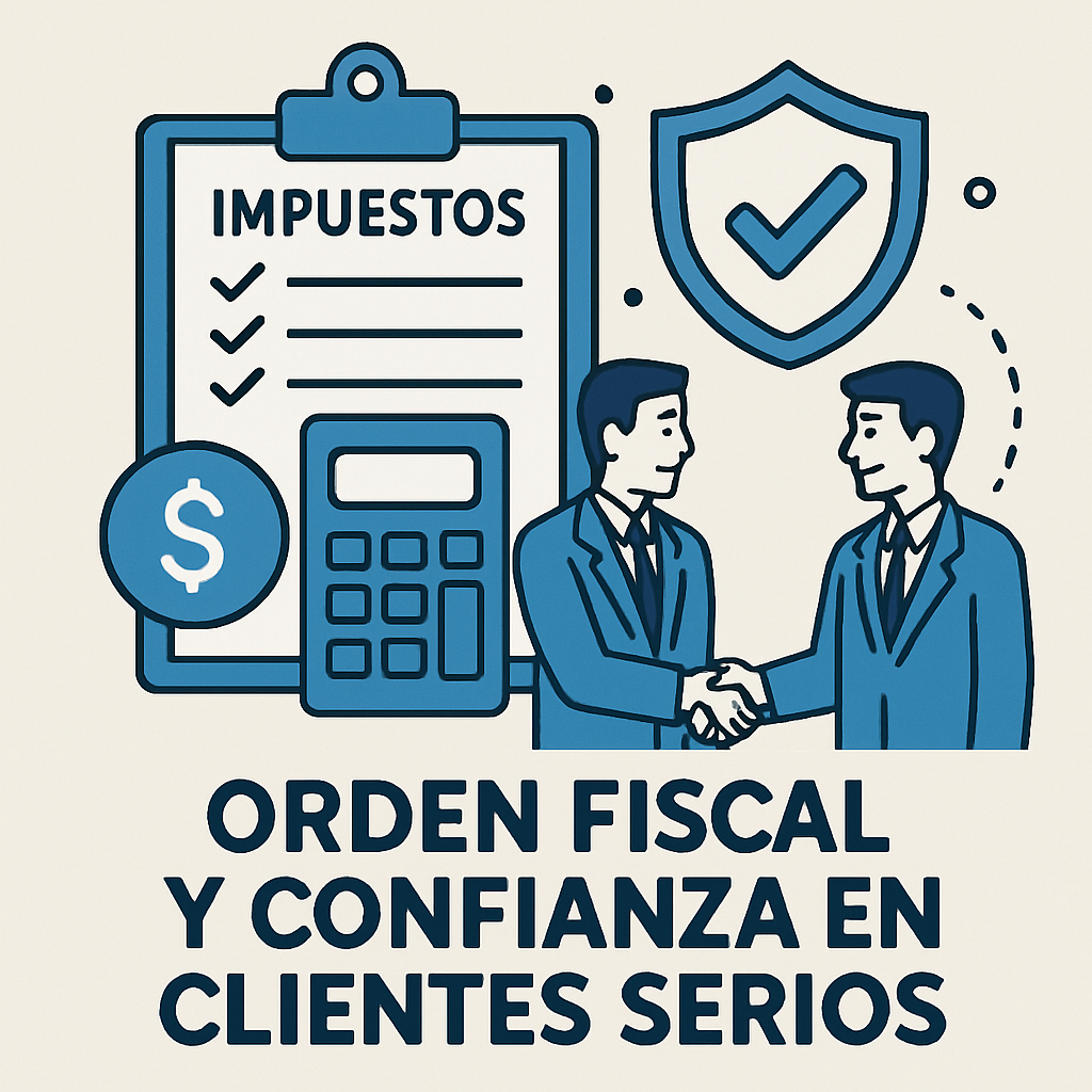 Orden fiscal y confianza en clientes serios