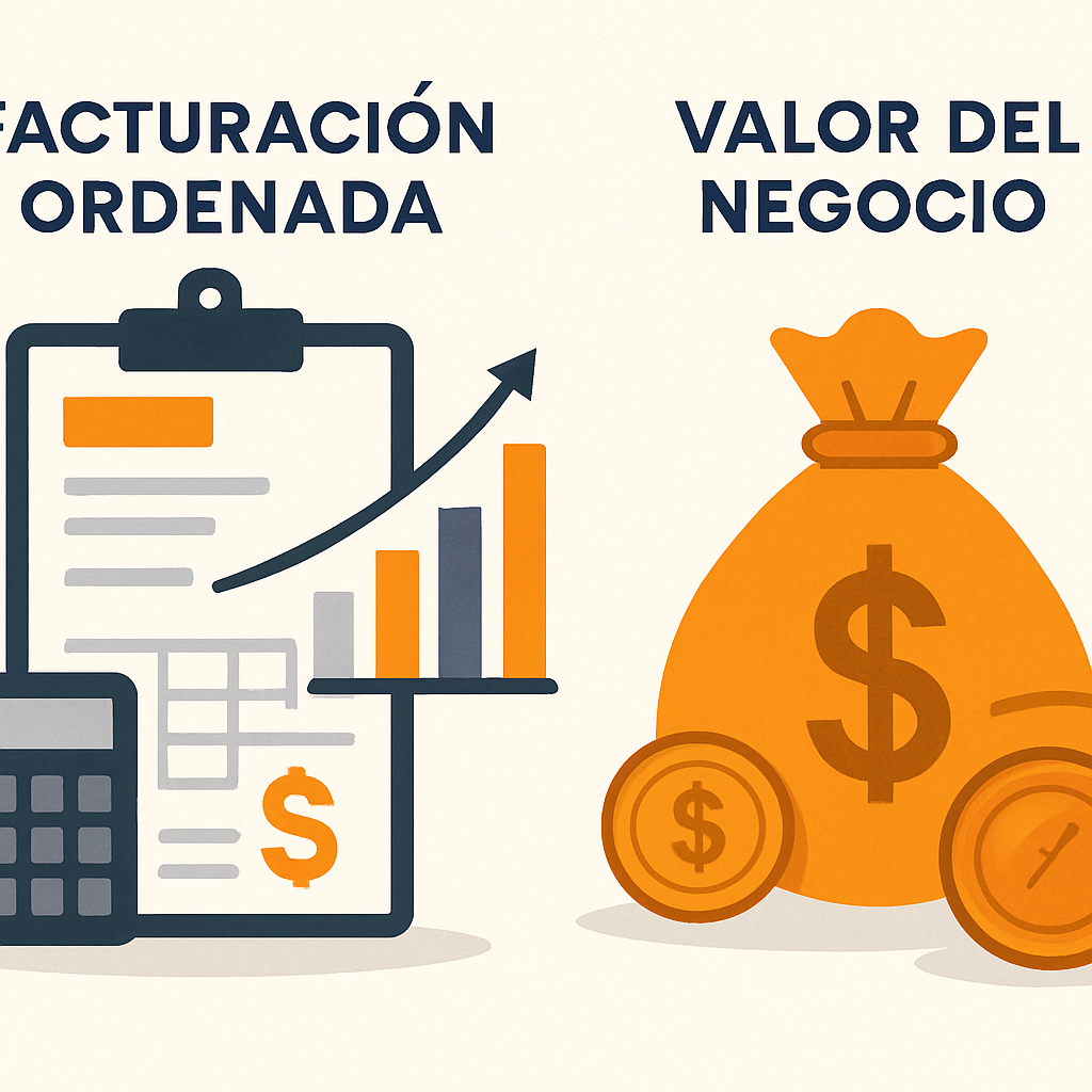 Facturación ordenada y valor del negocio