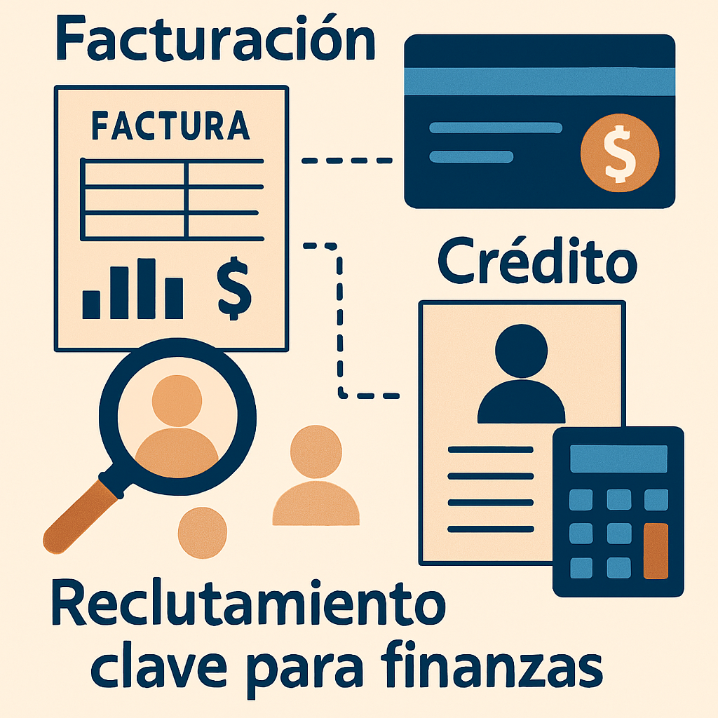 Facturación y crédito en reclutamiento clave para finanzas