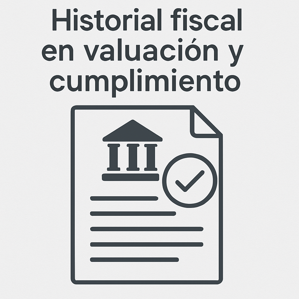 Historial fiscal en valuación y cumplimiento